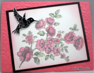 elements of style hand stamped card