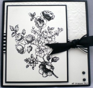 stampin up wedding card idea