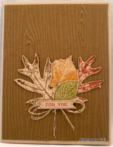 french foliage card idea