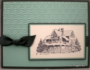 christmas lodge winter card