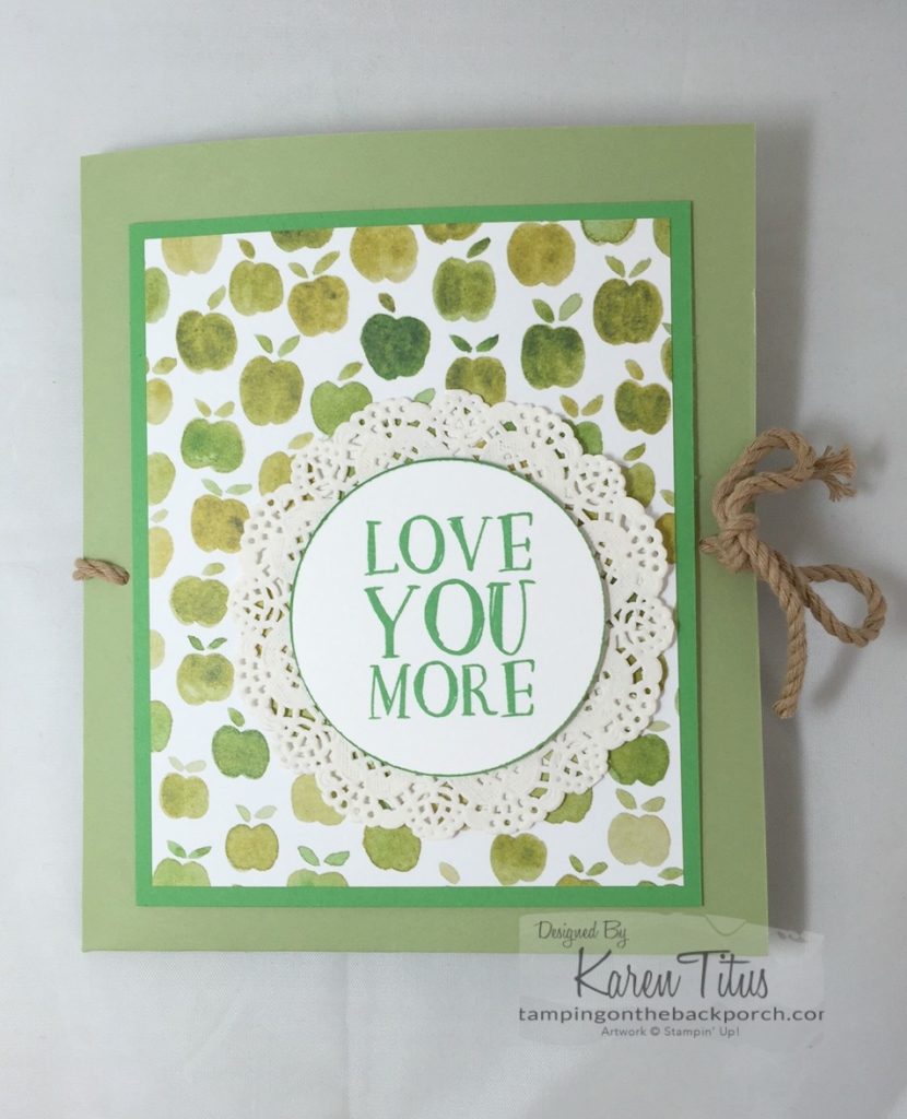 Karen Titus, Independent Stampin' Up! Demonstrator Part 2