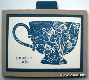 Tea Shoppe invitation card