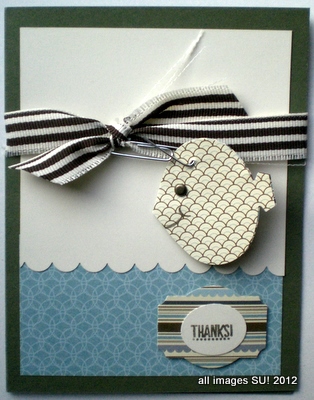 Stampin' Up! ornament punch art