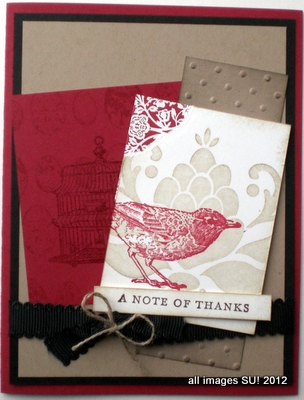 Nature Walk Collage Handmade Card