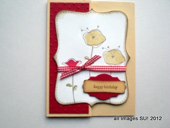 card making ideas awash with flowers
