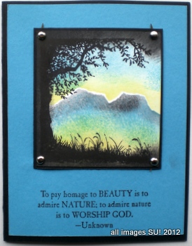 stampin up nature cards