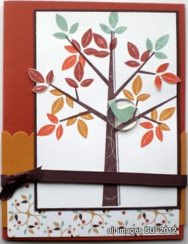 stampin up sample card