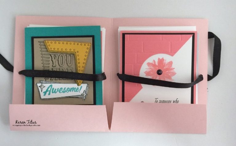 How To Make The Easiest Card Holder Ever KarenTitus