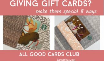 All Good Cards Club Gift Card Holders Class
