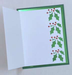 Holly Berry Punch Christmas Card