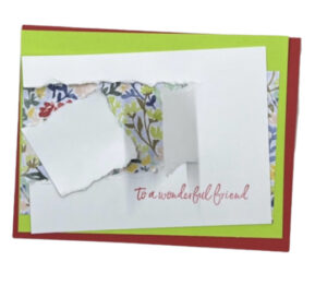 How to Make Torn Paper Cards