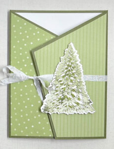 easy angled trifold cards